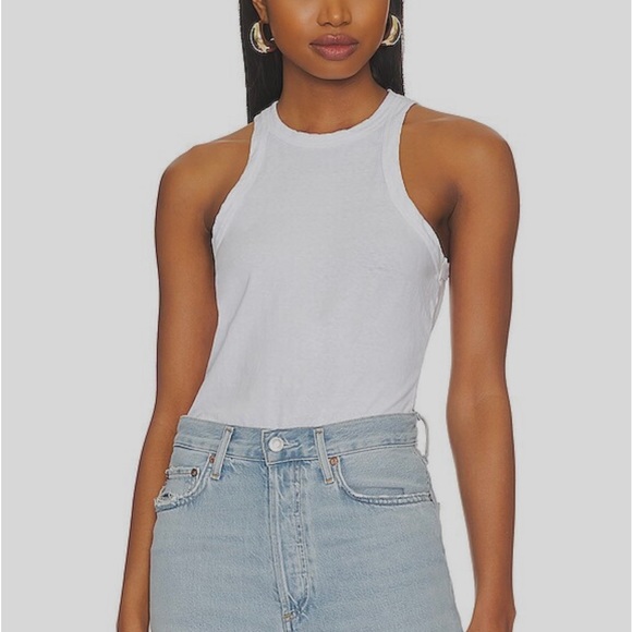 James Perse Tops - James Perse Cut Away Tank in Grey